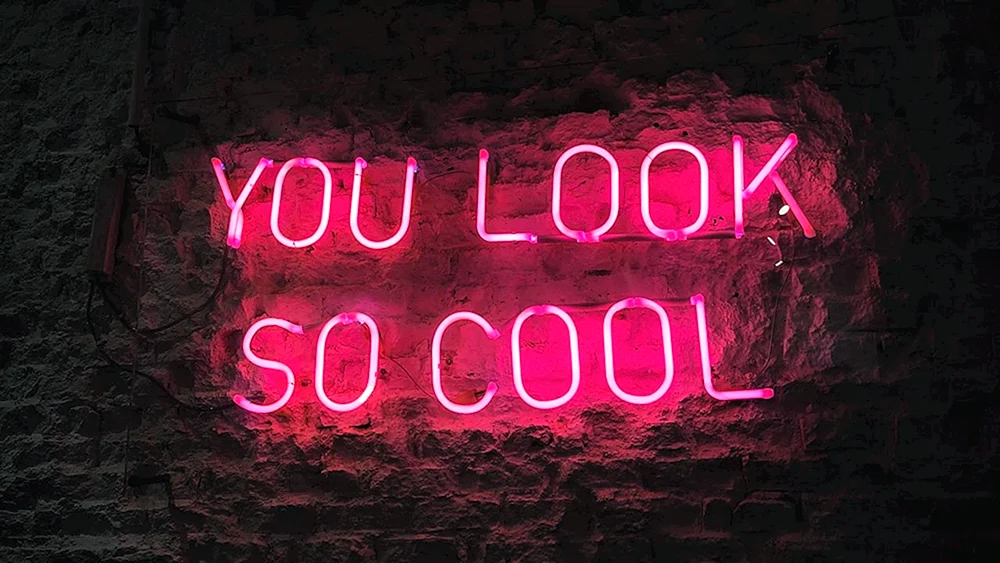 Neon Beschriftung
