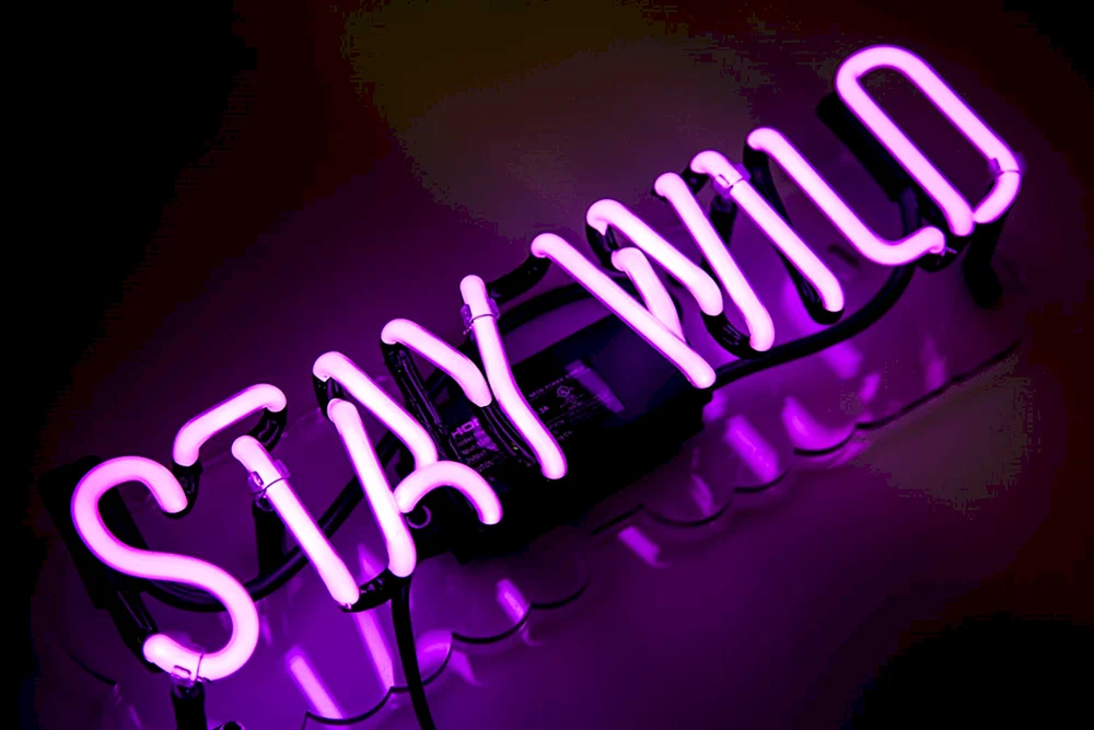 Neon Beschriftung Beschilderung