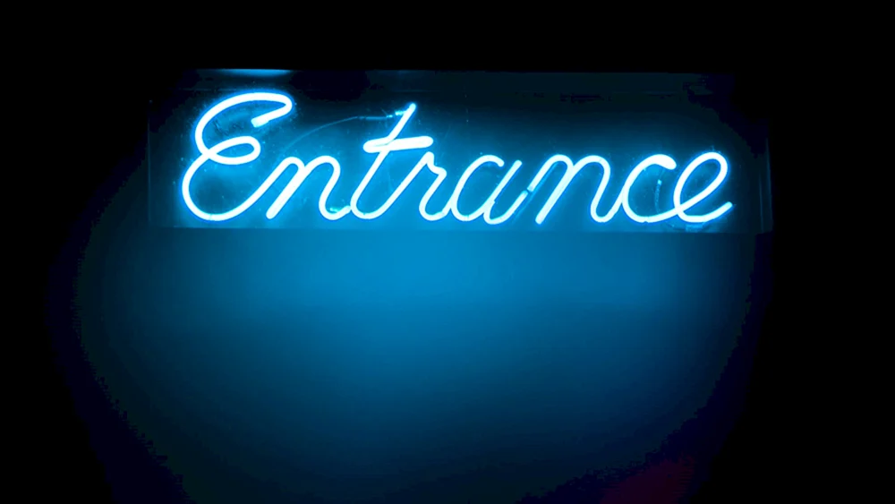 Neon Beschriftung