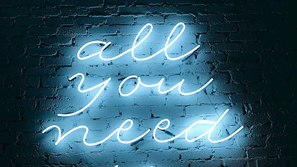 Neon Schriftzug