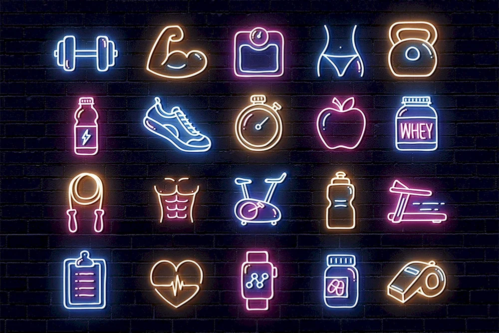 Neon Icons. Icons