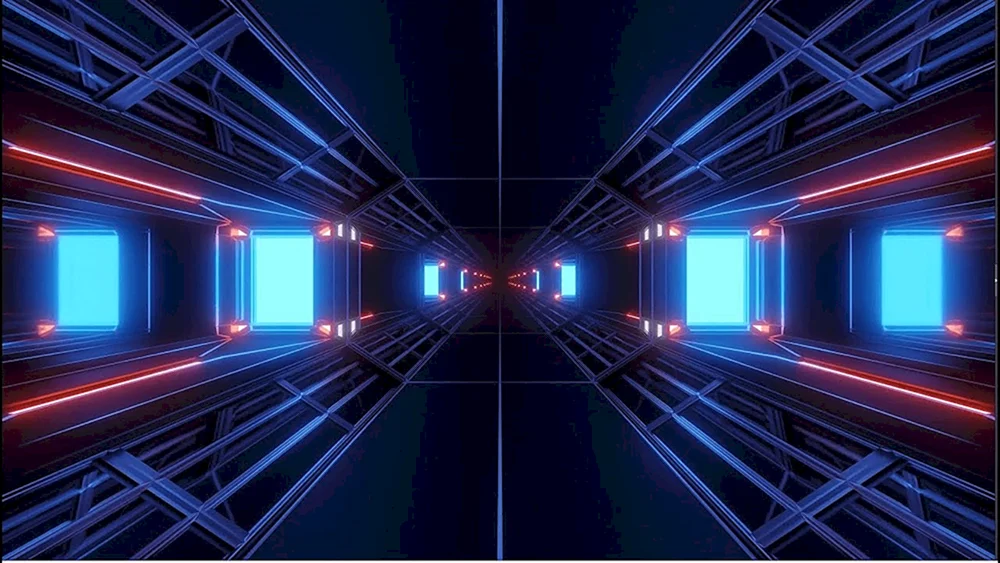 Neon-Tunnel