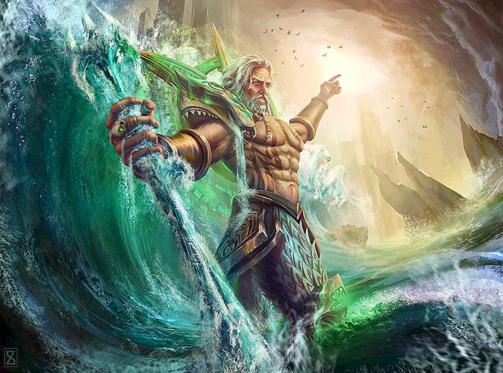 Griechischer Gott Poseidon
