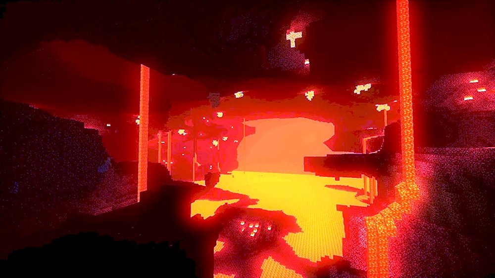 Nether Minecraft 1.16 mit Shadern