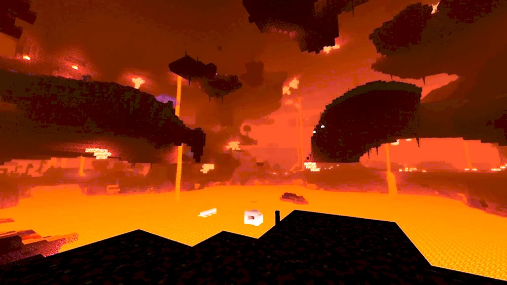Nether Minecraft 1.16 mit Shadern