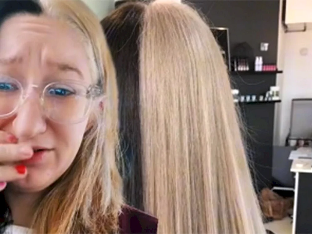 Blondes Langhaar Balayage
