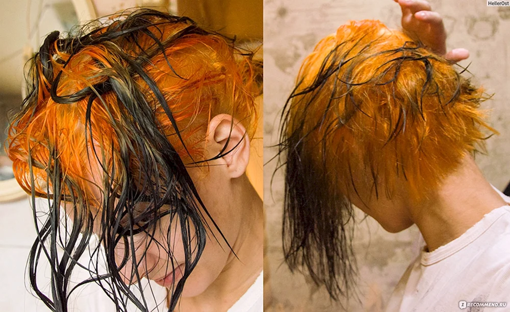 Fehlgeschlagenes Färben mit Henna