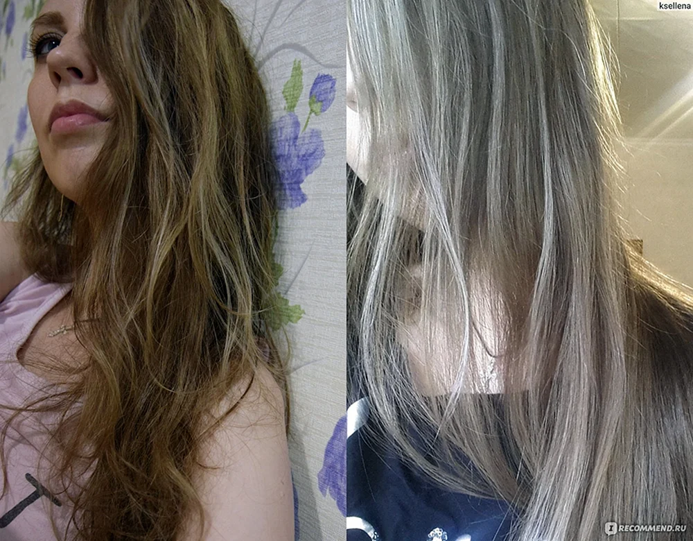 Lila Haar kurzes Haar