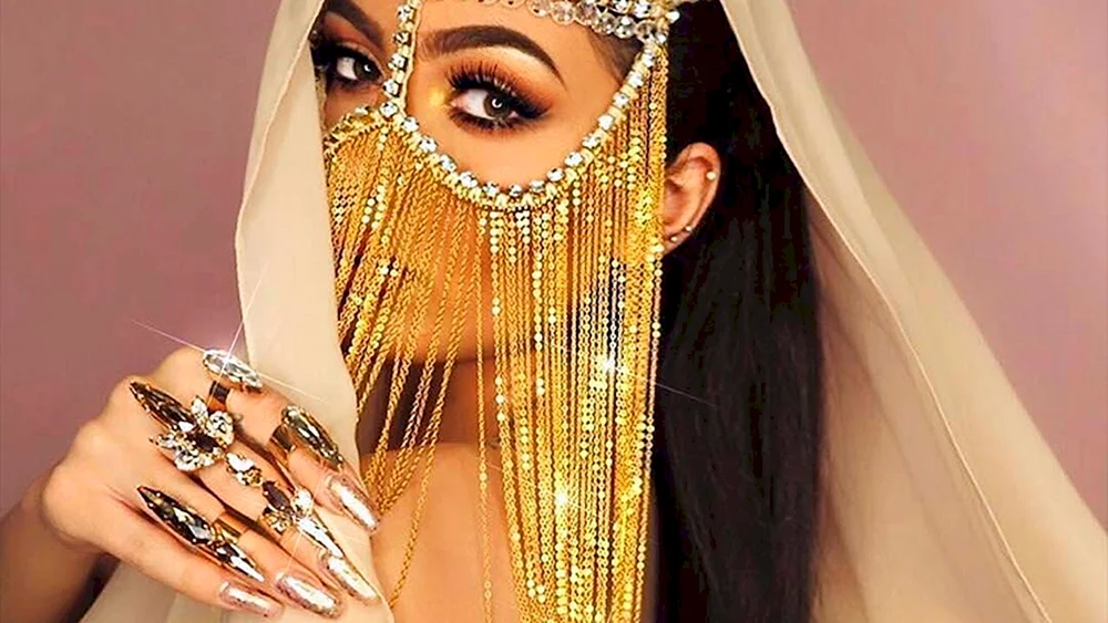 Niqab Schleier Burga Maske