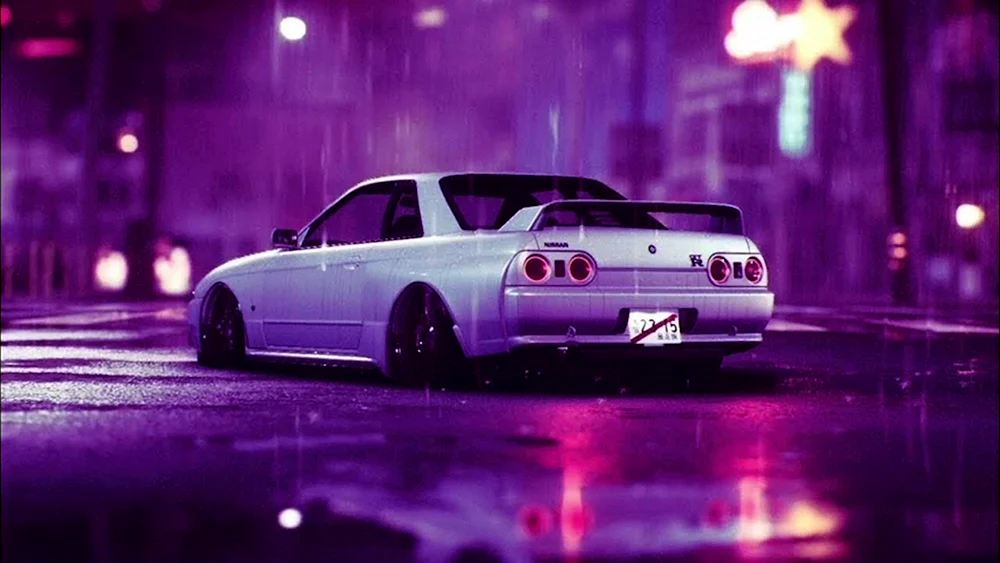 Nissan Skyline r34 Drift Night