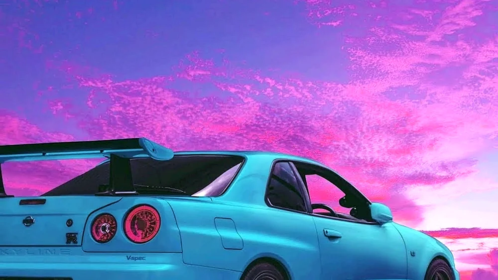 Initial d Nissan Skyline r34
