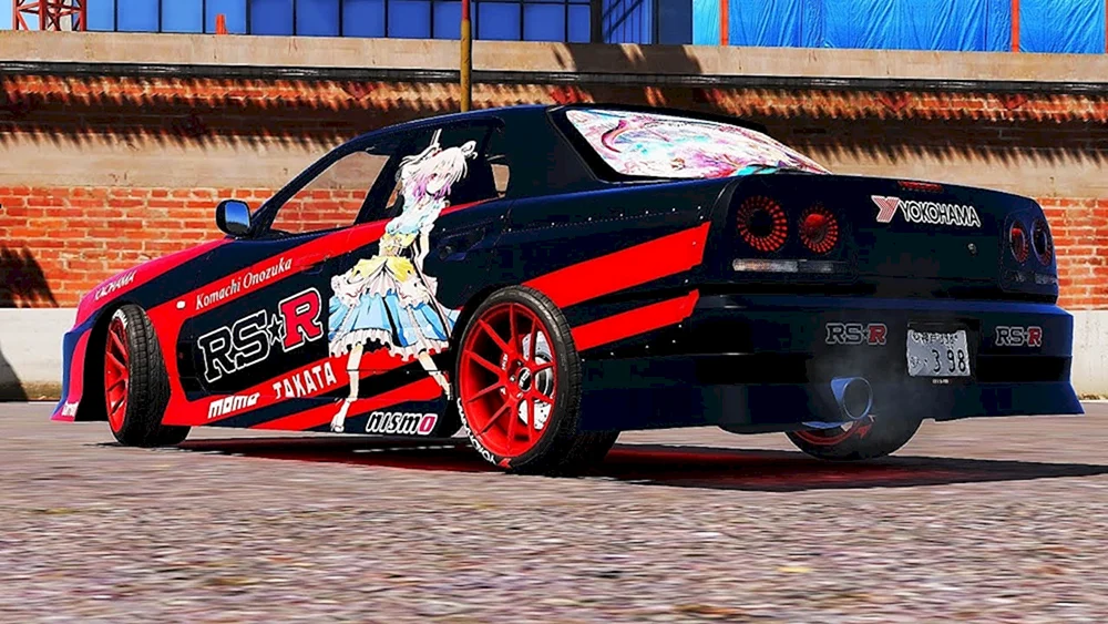 Nissan Silvia s14 Drift Vinyls