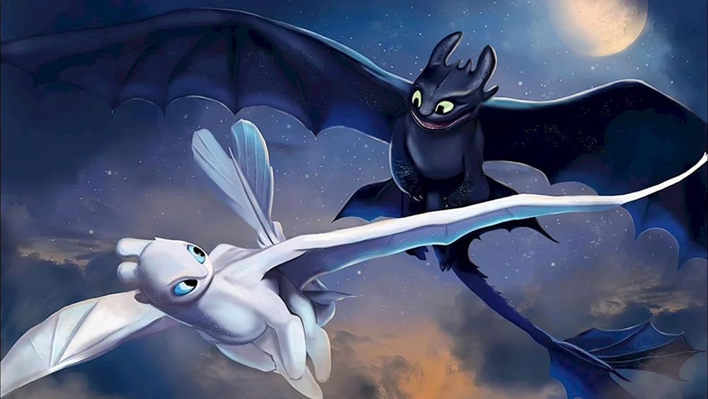 Nachtwut Drache Drachen Cartoon