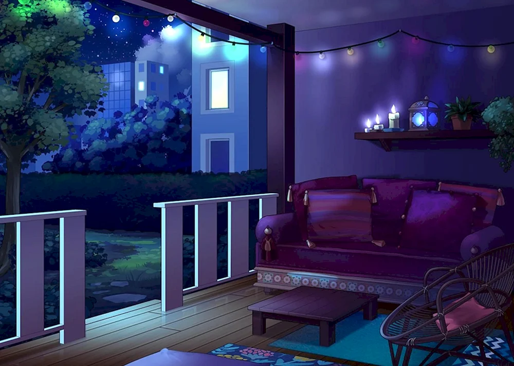 Nacht Zimmer Anime Gacha lief