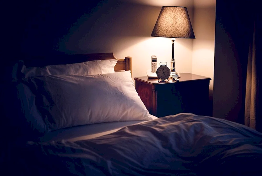 Dunkelheit im Zimmer