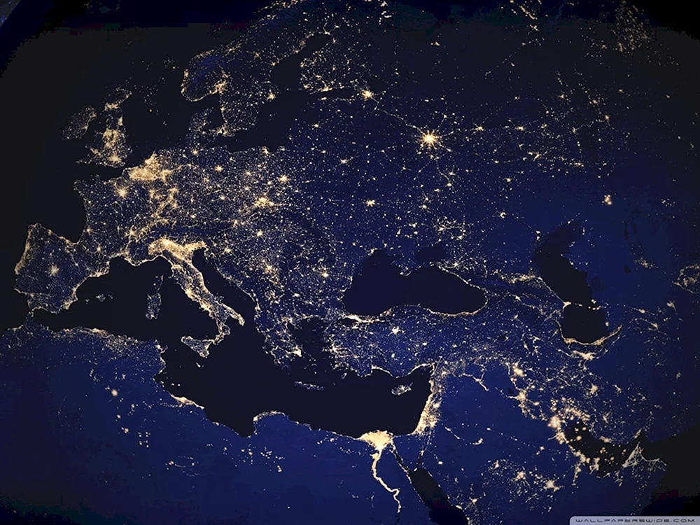 NASA-Karte von Russland