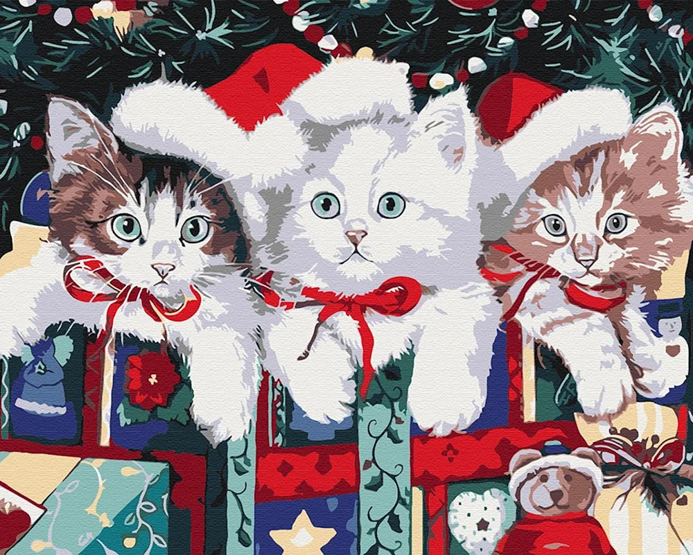 Katze und Kaninchen