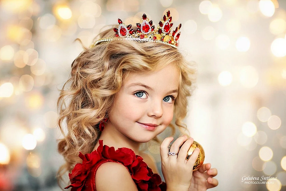 Neujahrsfrisuren für Mädchen