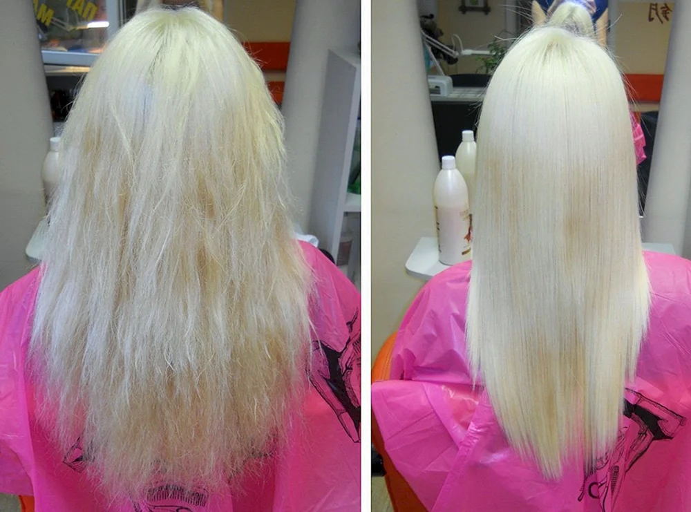 Keratin Haarglättung