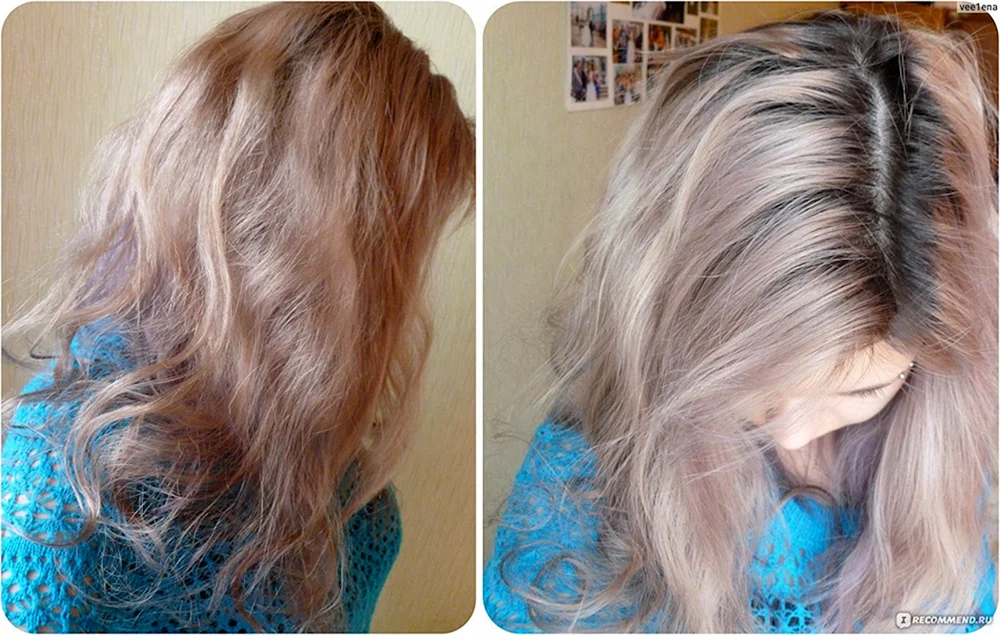 gebleichtes Haar