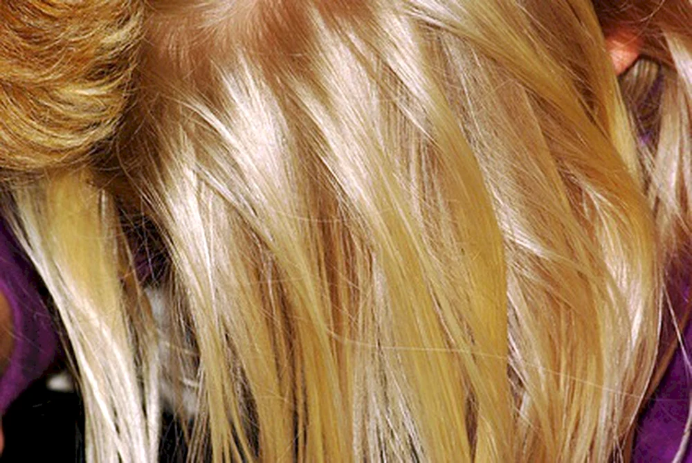 Gebleichtes Haar