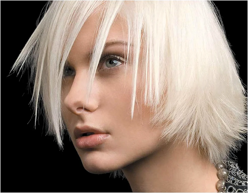 Girl with white hair