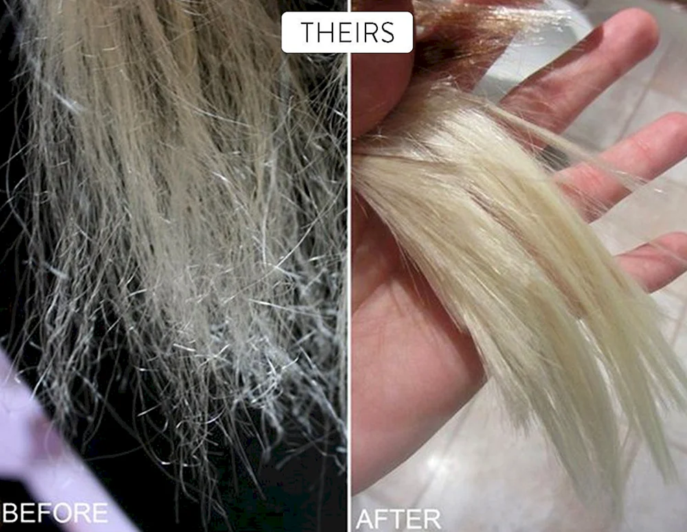 Blondes Haar
