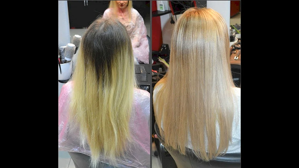 Dunkel bis blond färben