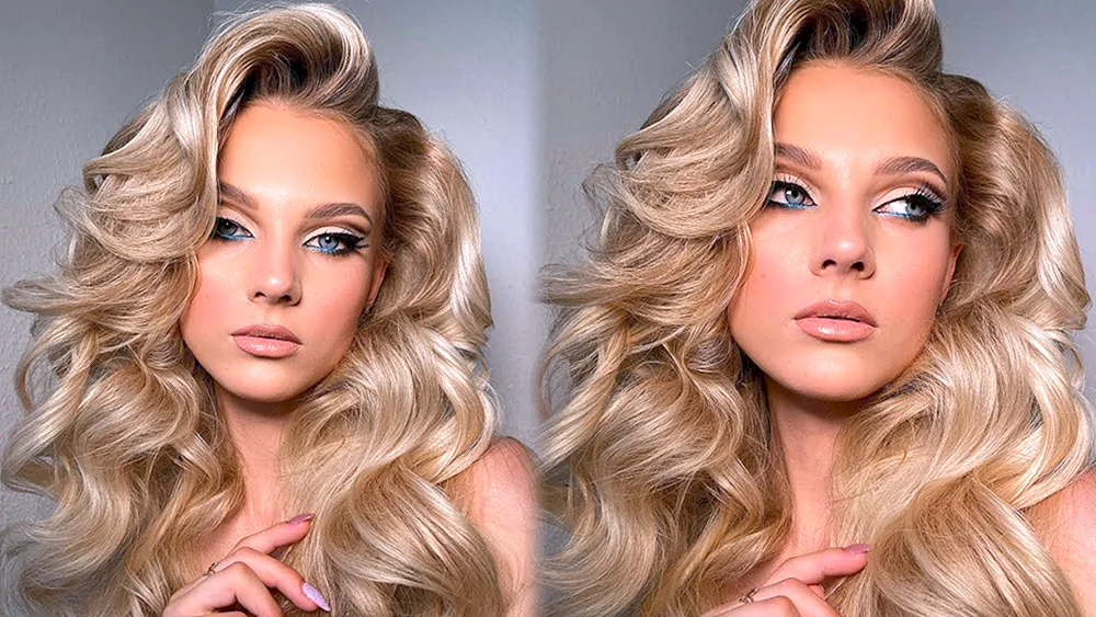 Voluminöse Locken