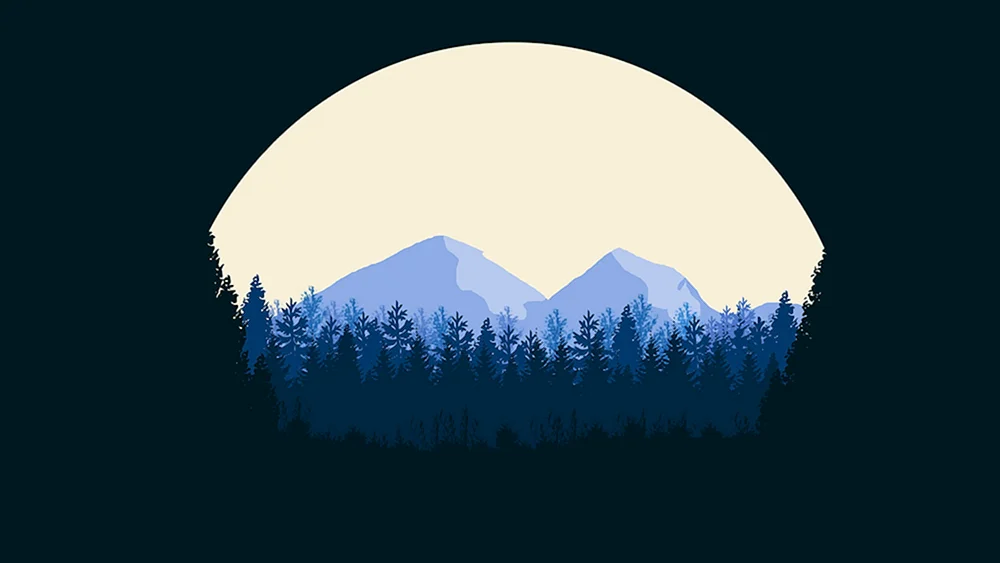 Landschaft Minimalismus
