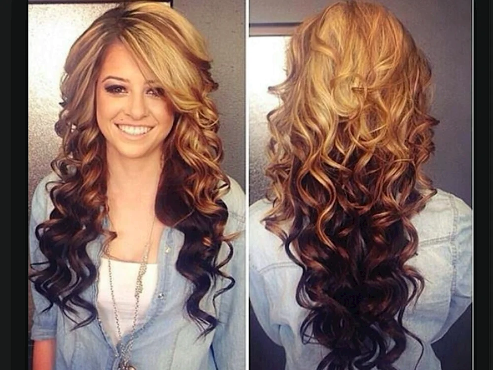 Gelocktes Haar