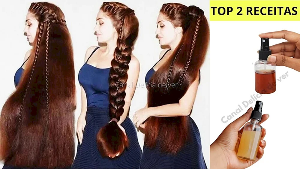 Sehr lange Haare