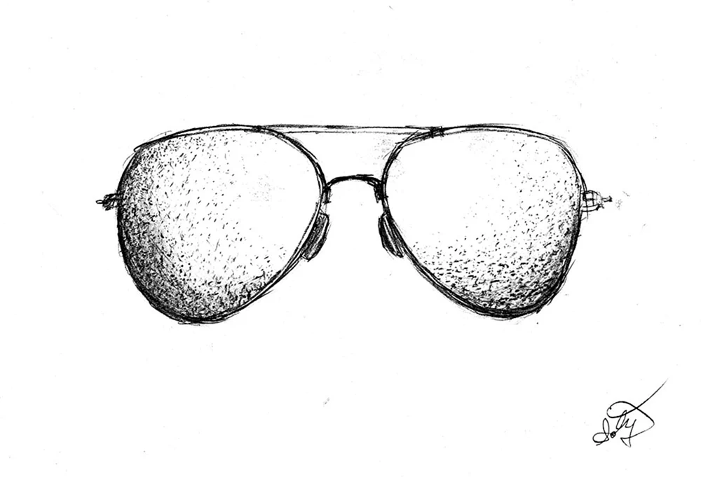 Brille zeichnen