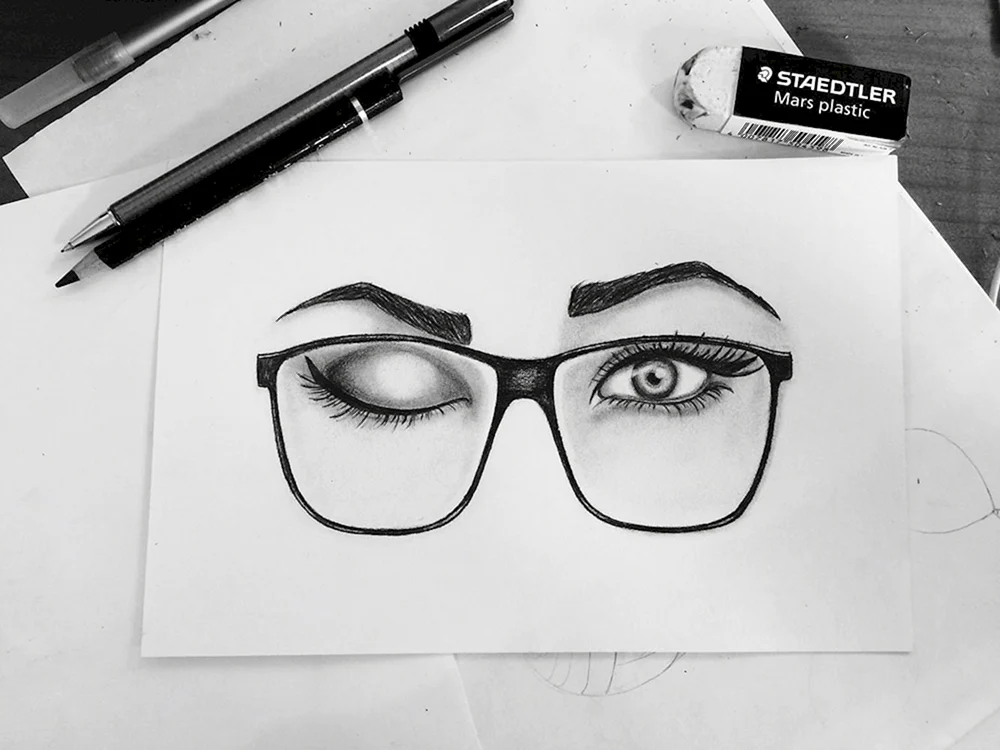 Harry Potter Brille und Narbe