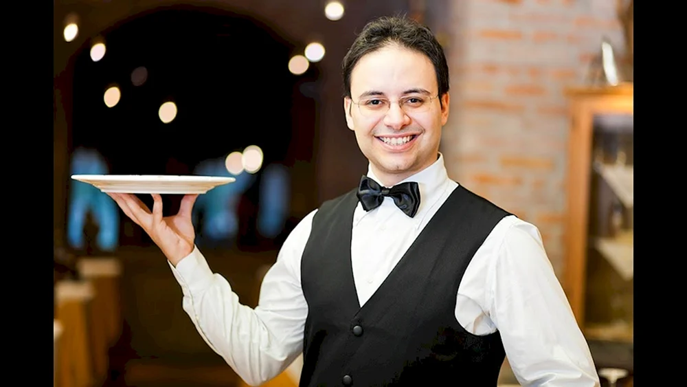 Kellnerin im Restaurant