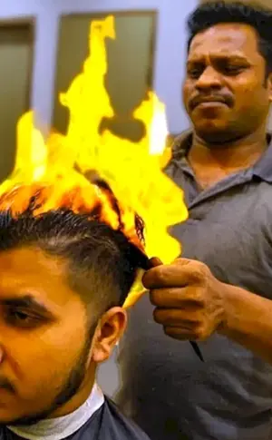 Feuer Frisur