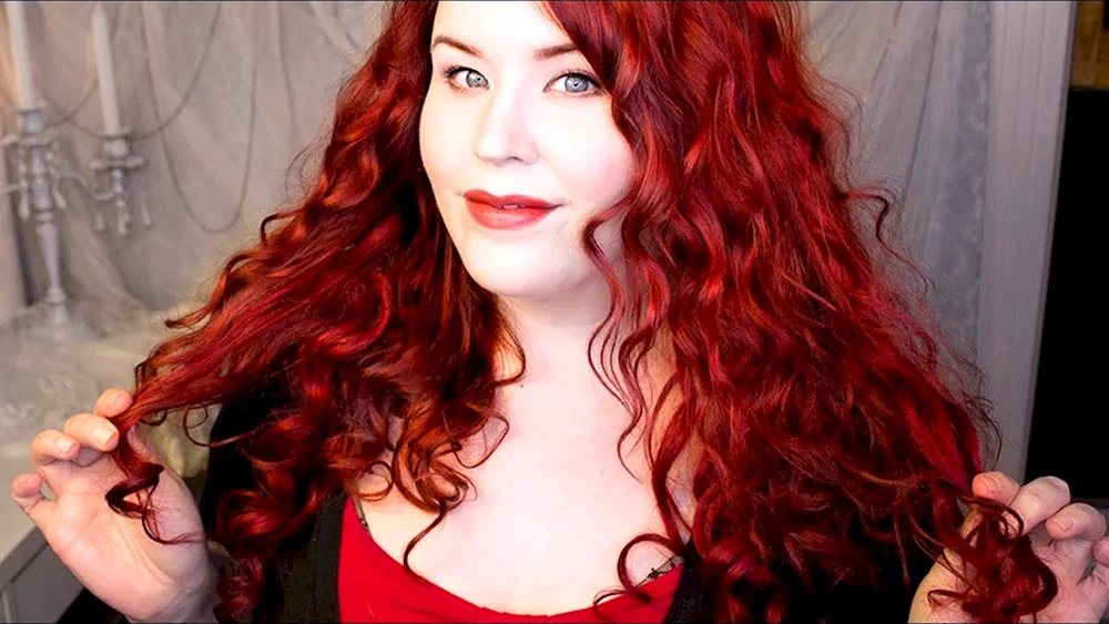 Feurig rote Farbe