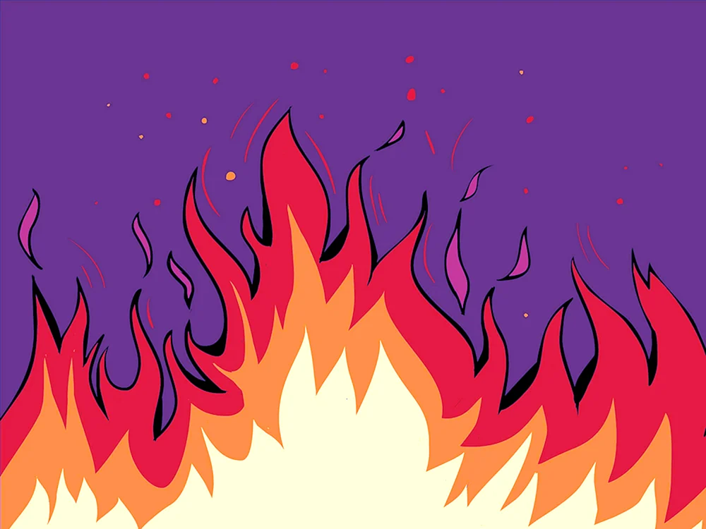 Feuer gezeichnet