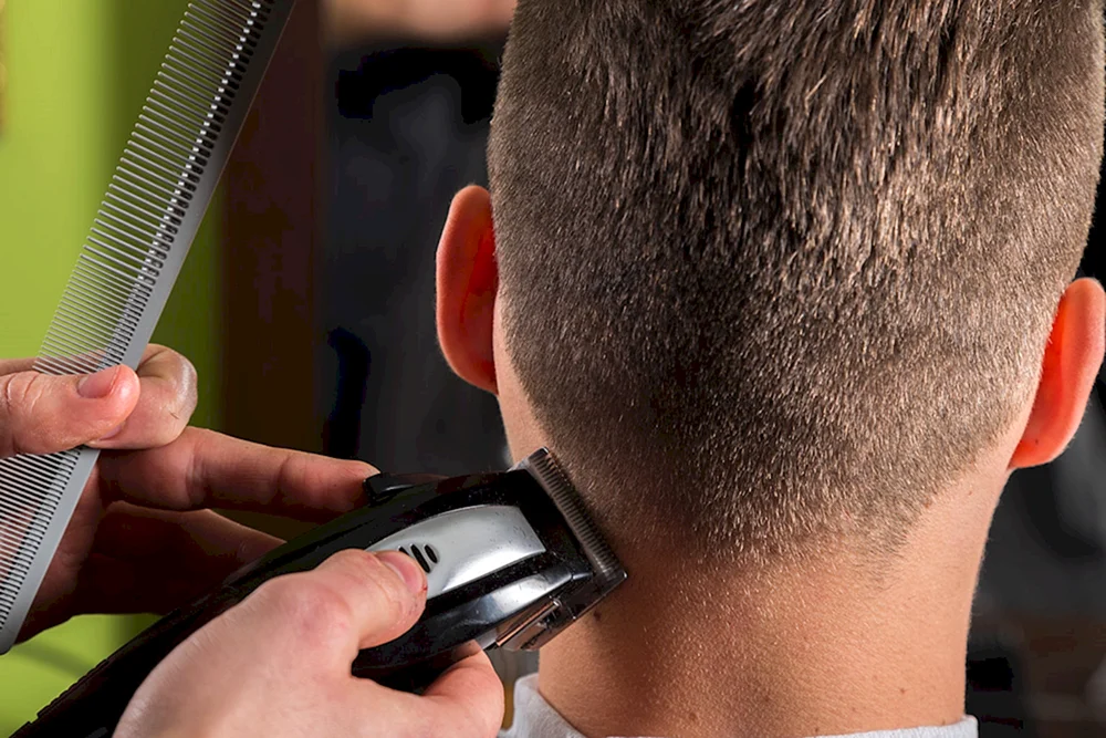 Fade half-box undercut.