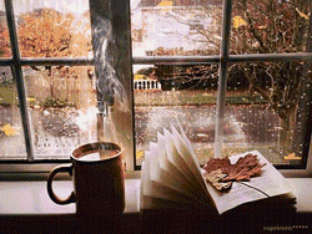Herbst aus dem Fenster