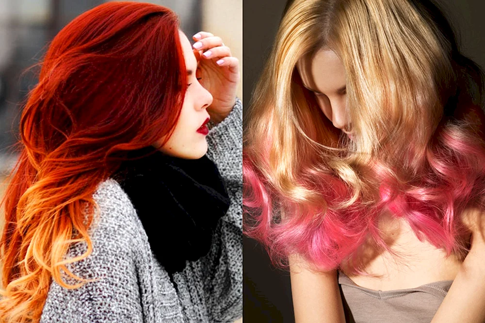 Farbiges Haar
