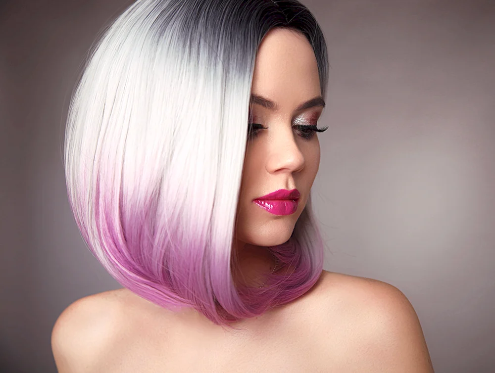 Färbung für kurze Haare