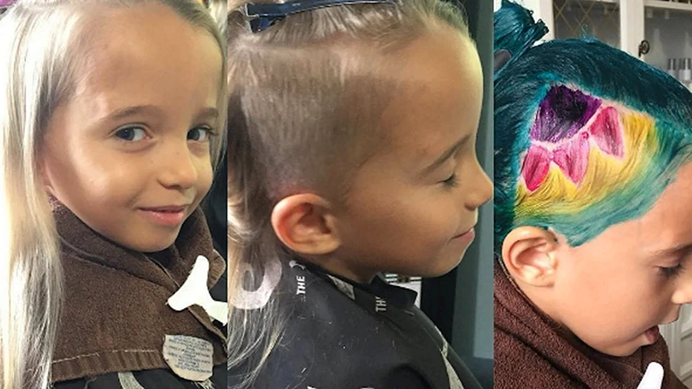 Farbige Haare für Kinder