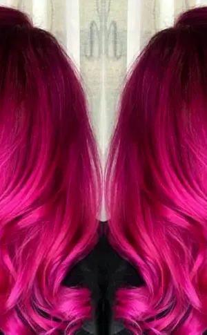 Färbung fuchsia