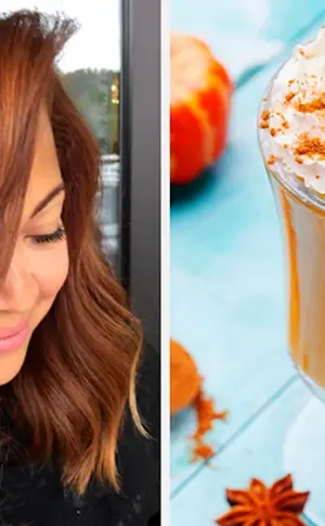 Färbung Caramel Latte