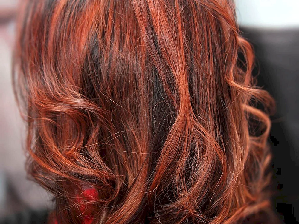 Rot kurzes Haar