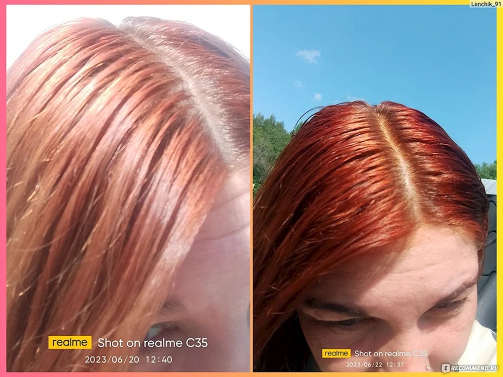 Hnna Haare färben