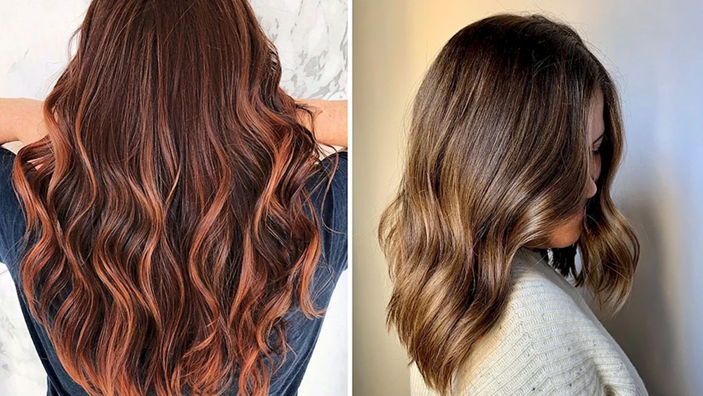 Lange Haare färben