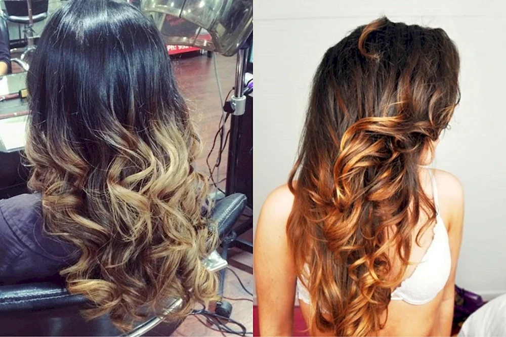 Balayage Haarfarbe