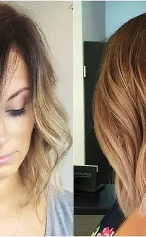 Färben auf feinem Haar